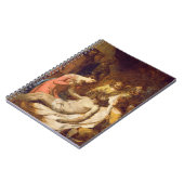 Carnet Étude de la lamentation sur le Christ mort (huile (Côté gauche)