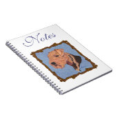Carnet Étude de tête de Terrier Airedale (Côté Droit)