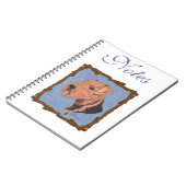Carnet Étude de tête de Terrier Airedale (Côté gauche)