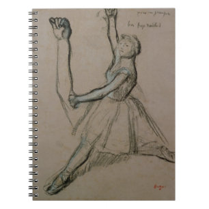 Carnet Étude d'Edgar Degas d'un danseur