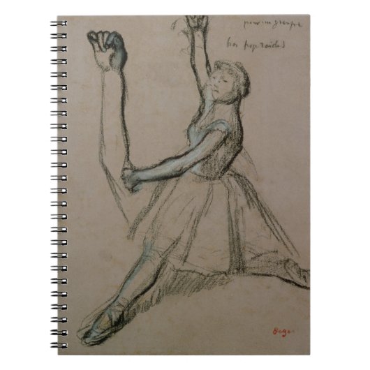 Carnet Étude d'Edgar Degas | d'un danseur (Devant)