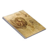 Carnet Étude du foetus de bébé par Leonardo da Vinci (Côté Droit)