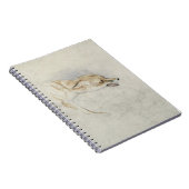 Carnet Étude d'un Fox de acroupissement, faisant face au (Côté Droit)