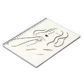 Carnet Étude simple - Esquisse d'une femme (Côté gauche)