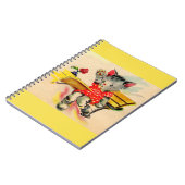 Carnet étudiant en chat kitten (Côté gauche)