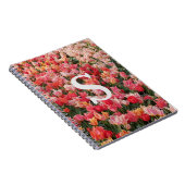 Carnet Étui iPhone Fleur de Tulipe Rose Monogramme (Côté Droit)