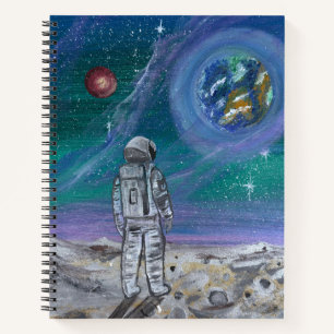 Carnet Étui Otterbox - œuvre d'art faite main - Vue de la