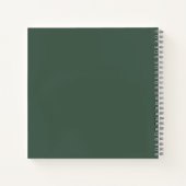 Carnet Eucalyptus Aquarelle Botanique Mariage invité (Dos)