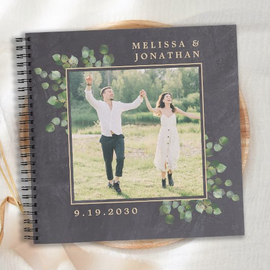 Carnet Eucalyptus de verdure Rustique Mariage du budget p