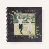 Carnet Eucalyptus de verdure Rustique Mariage du budget p (Devant)