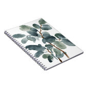 Carnet Eucalyptus - Fleurs à l'aquarelle (Côté Droit)