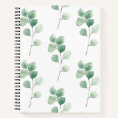 Carnet Eucalyptus Motif vert (Devant)