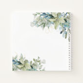 Carnet Eucalyptus Sage Blue Lettres à ma fille Mémoire (Dos)