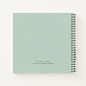 Carnet Eucalyptus Souhaits de Grad Guest Book (Dos)