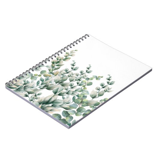 Carnet Eucalyptus vert (Côté gauche)