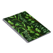 Carnet Eucalyptus vert foncé (Côté Droit)