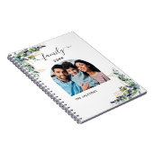 Carnet Eucalyptus vert nom de famille photo (Côté Droit)