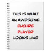 Carnet euchre player, awesome (Devant)