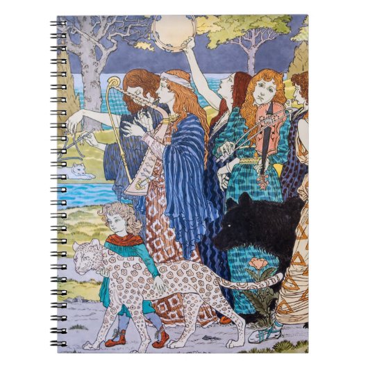 Carnet Eugene Grasset - Panneau décoratif Harmony (Devant)