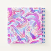 Carnet eurobeat holorave - rose et bleu : (Dos)