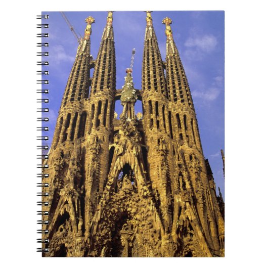 Carnet Europe, Espagne, Barcelone, Sagrada Familia (Devant)