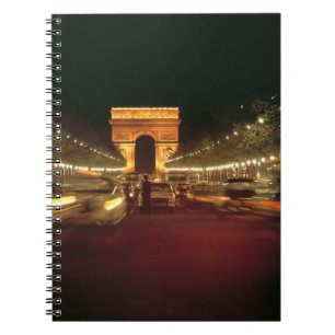 Carnet Europe, France, Paris. La circulation du soir se p