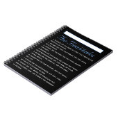 Carnet Évangile de Matthieu Béatitudes Sainte Écriture (Côté gauche)