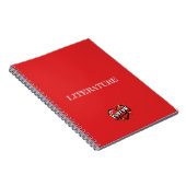 Carnet Evelyn Heart Rouge (Côté Droit)