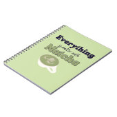 Carnet Everything is better with matcha ,Matcha Green Tea (Côté gauche)