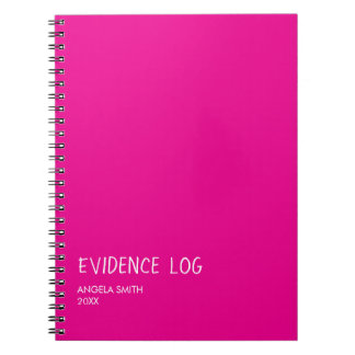 Carnet Evidence Log Notebook – Funny Dark Humor Journal, 