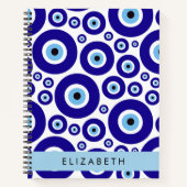 Carnet Evil Eye, Greek Eye, Turkish Eye, Mati, Your Name (Devant)