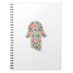 Carnet Evil Eye Hamsa Mosaic Art