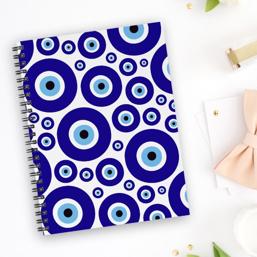 Carnet Evil Eye Pattern, Greek Eye, Turkish Eye, Nazar