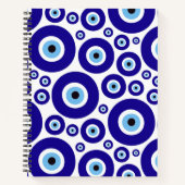 Carnet Evil Eye Pattern, Greek Eye, Turkish Eye, Nazar (Devant)