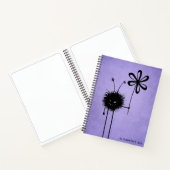 Carnet Evil Flower Bug Purple Goth Name Sketbook (Intérieur)