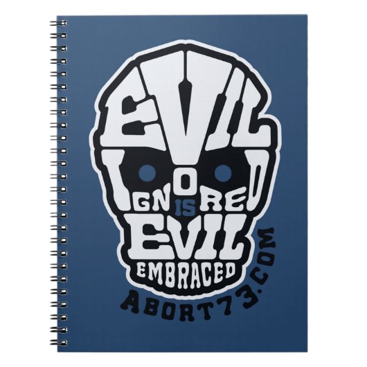Carnet Evil Ignored est Evil Embracé / Abort73.com (Devant)