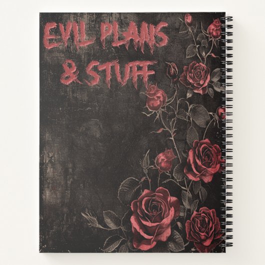 Carnet Evil Plans & Stuff Gothic (Dos)