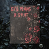 Carnet Evil Plans & Stuff Gothic
