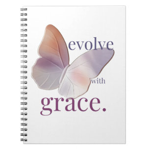 Carnet Évoluer avec le thème de grâce