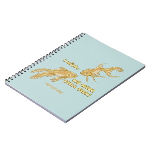 Carnet Évolution du poisson drôle de poisson rouge (Côté gauche)