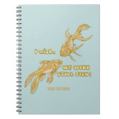 Carnet Évolution du poisson drôle de poisson rouge (Devant)