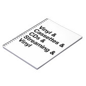 Carnet Evolution of Music Notebook (Côté gauche)