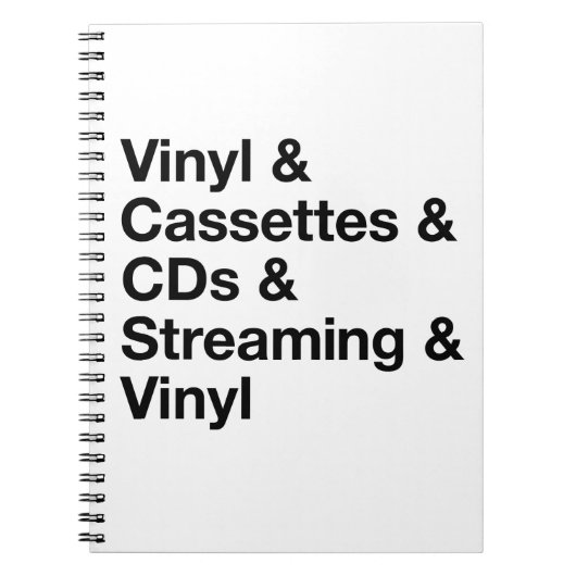 Carnet Evolution of Music Notebook (Devant)