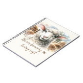 Carnet Ewe doux : Mouton doux en laine (Côté gauche)