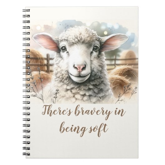 Carnet Ewe doux : Mouton doux en laine (Devant)