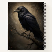 Carnet Ex Libris Vintage Académie Sombre Gothique Corbeau (Dos)