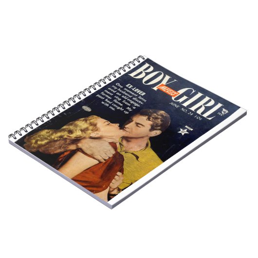 Carnet Ex Lover - Romance Comic Book - Retro Comics (Côté gauche)