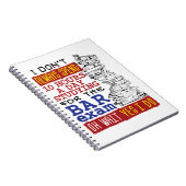 Carnet Examen de bar amusant 10 heures Étudier (Côté Droit)