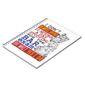 Carnet Examen de bar amusant 10 heures Étudier (Côté gauche)