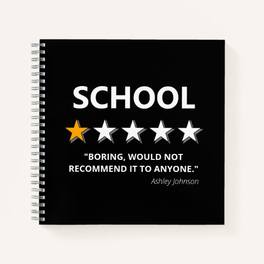 Carnet Examen scolaire amusant | Nom non recommandé (Devant)